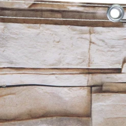 Brise vue imitation pierre 1 x 10m*IDMarket Sale