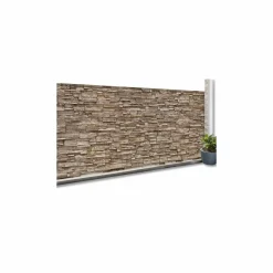 Brise vue imitation pierre 2 x 10m*IDMarket Sale