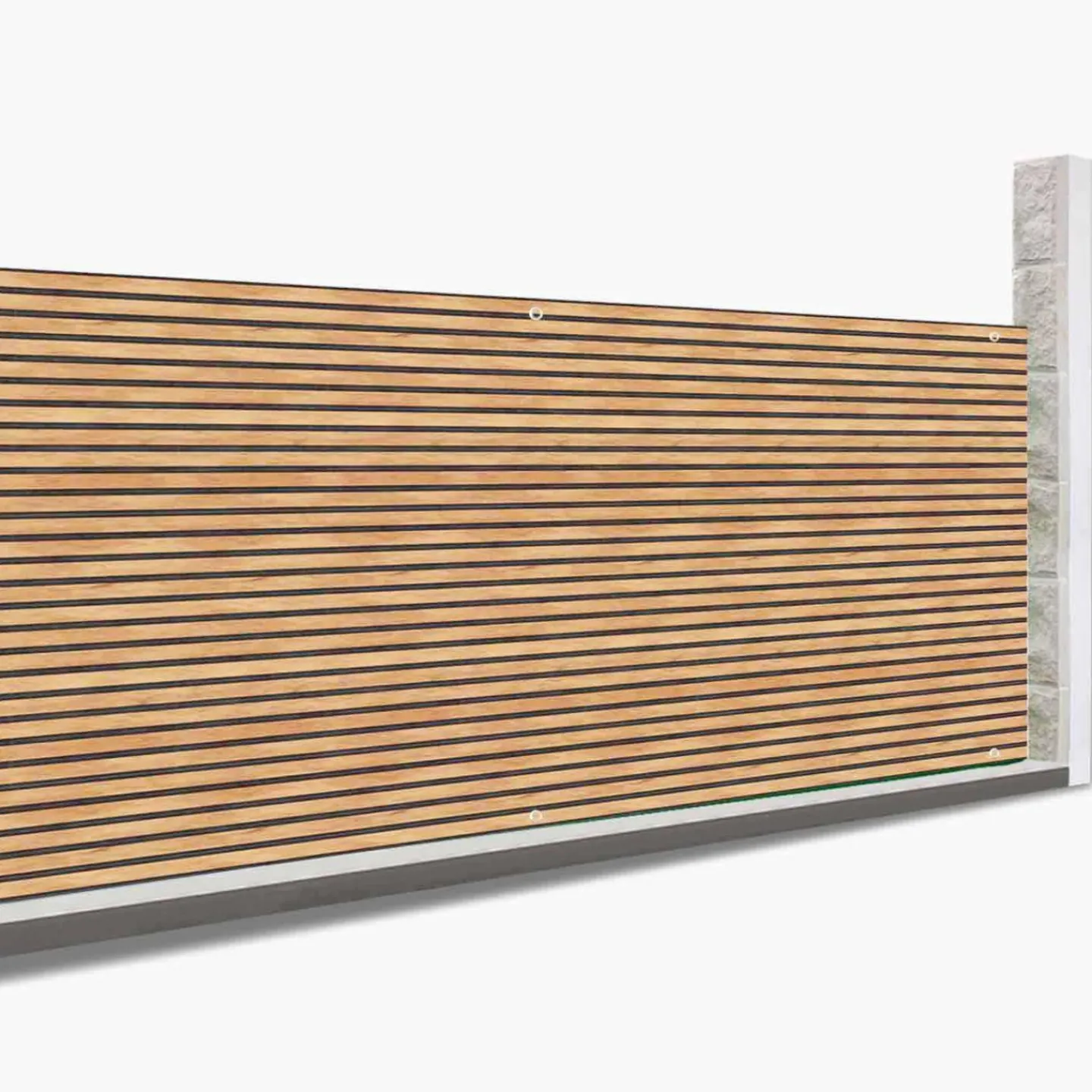 Brise vue occultant effet claustra 1,8 x 10 M 160 gr/m²*IDMarket Online