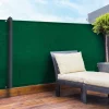 Brise vue vert 1,5m x 10m occultant 90g/m²*IDMarket Discount