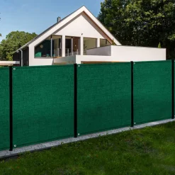 Brise-vue vert 1,5 x 10 m occultant 150 gr/m²*IDMarket Online