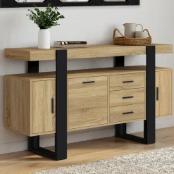 Buffet 140 cm bois et nois*IDMarket Best