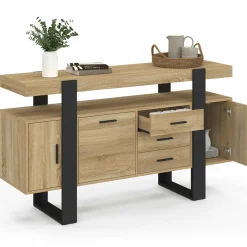 Buffet 140 cm bois et nois*IDMarket Best