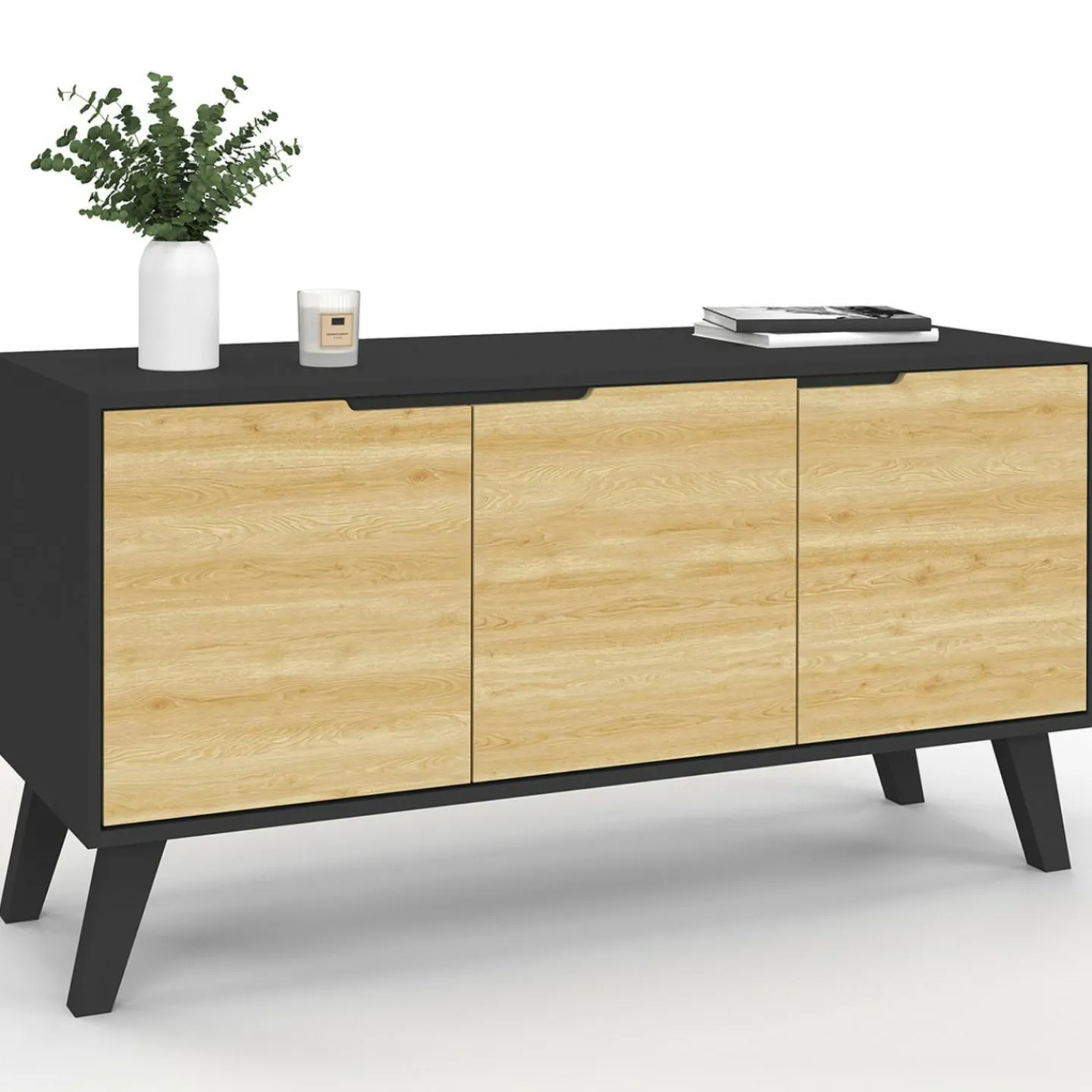 Buffet bas scandinave noir*IDMarket Best