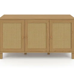 Buffet bas vintage effet cannage*IDMarket New