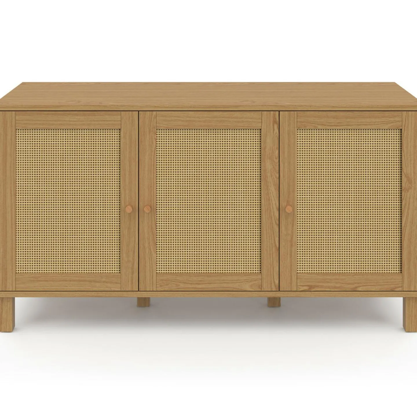 Buffet bas vintage effet cannage*IDMarket New