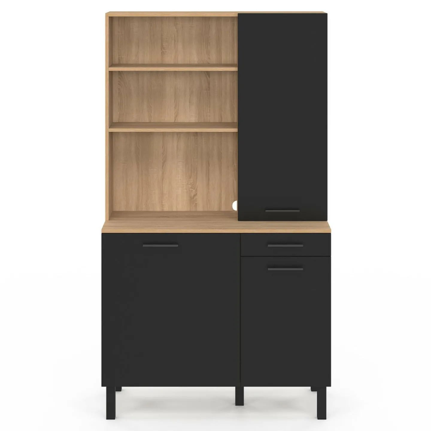 Buffet cuisine 100 cm 3 portes*IDMarket