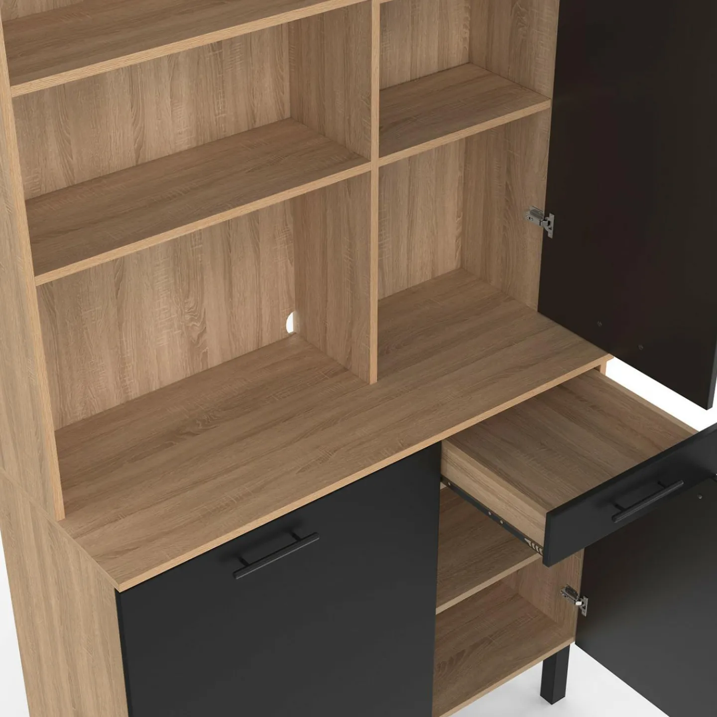 Buffet cuisine 100 cm 3 portes*IDMarket