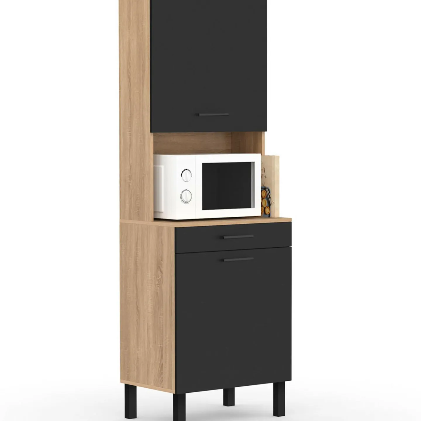 Buffet de cuisine avec 2 portes et un 1 tiroir*IDMarket Outlet