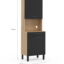 Buffet de cuisine avec 2 portes et un 1 tiroir*IDMarket Outlet