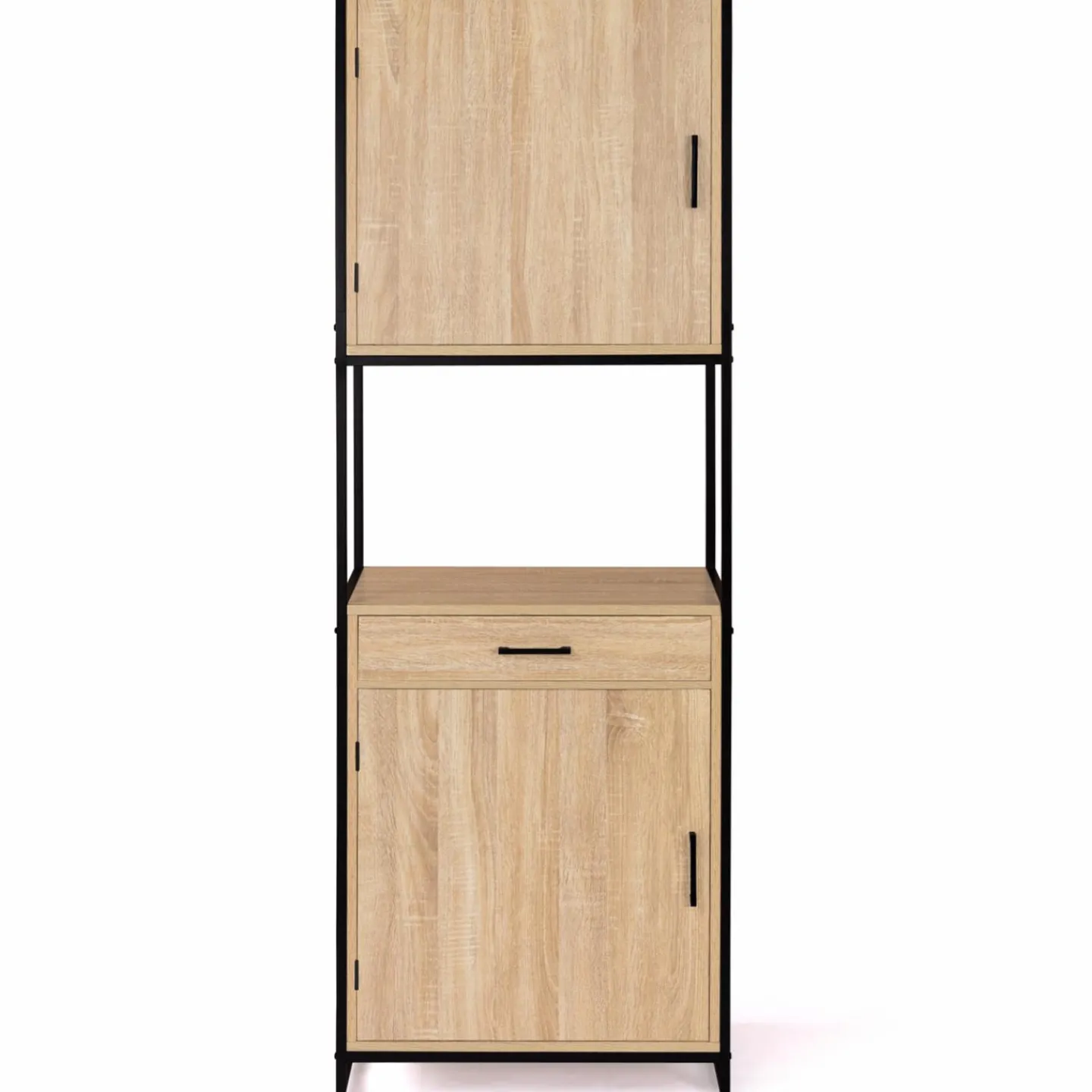 Buffet de cuisine industriel bois et métal 60 cm*IDMarket Online