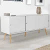 Buffet scandinave bois blanc EFFIE*IDMarket