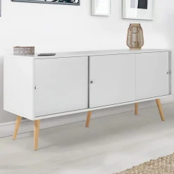 Buffet scandinave bois blanc EFFIE*IDMarket
