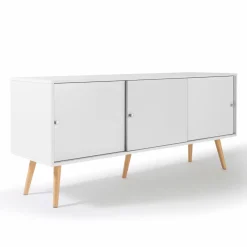 Buffet scandinave bois blanc EFFIE*IDMarket