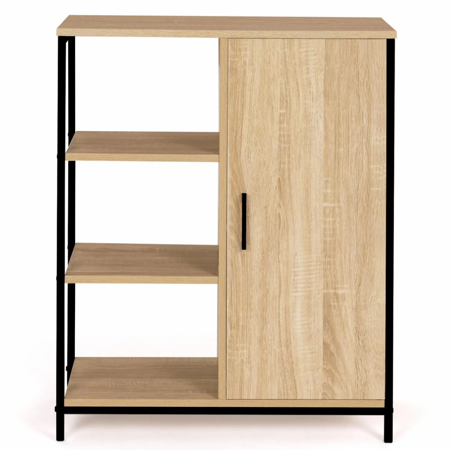 Buffet style industriel avec étagères et placard*IDMarket Hot