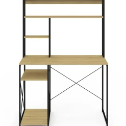 Bureau avec étagères de rangement DETROIT design industriel*IDMarket Hot