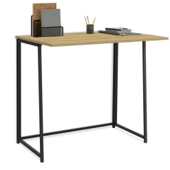 Bureau pliable industriel bois et métal*IDMarket Sale