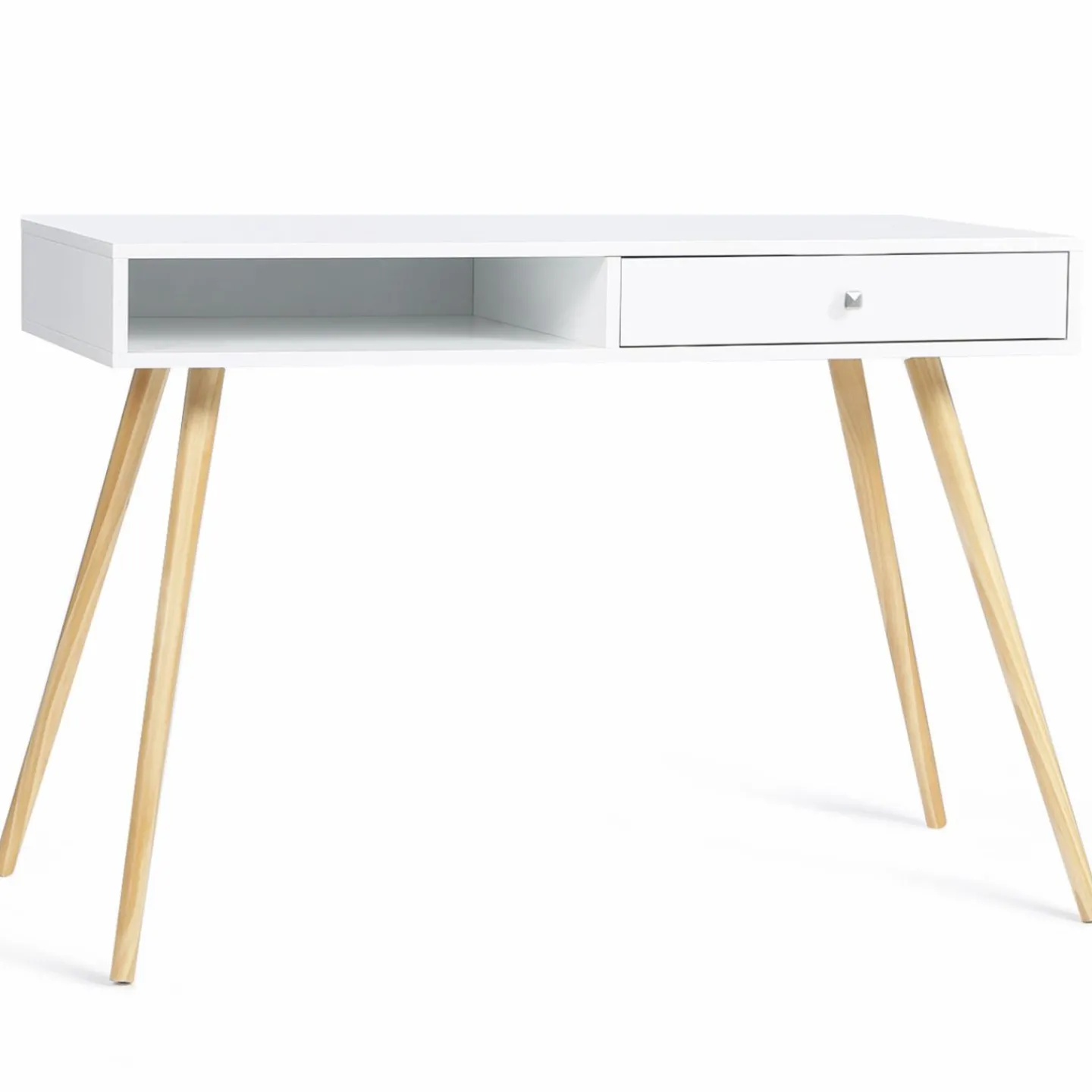 Bureau style scandinave bois blanc*IDMarket Best