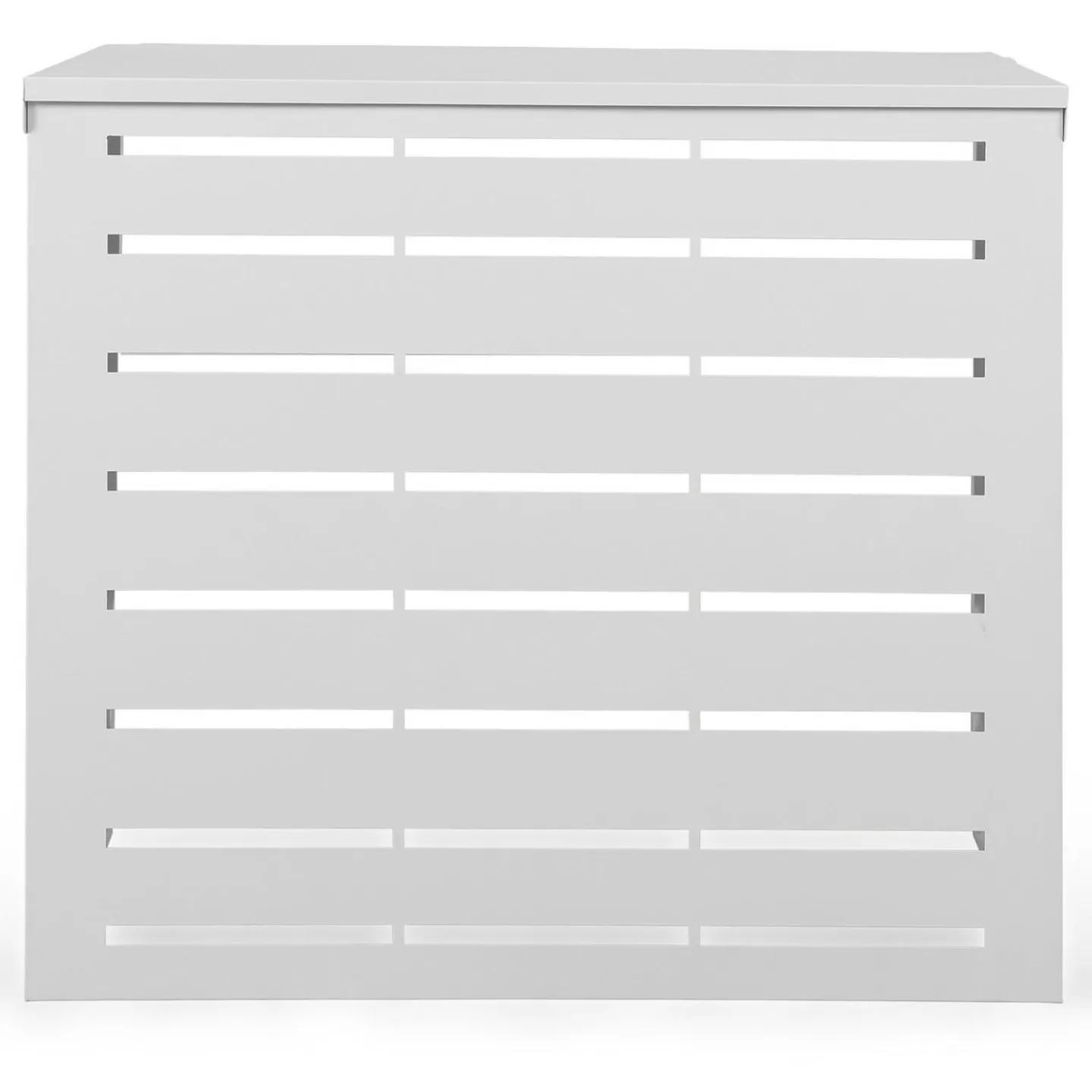 Cache climatiseur métal blanc*IDMarket