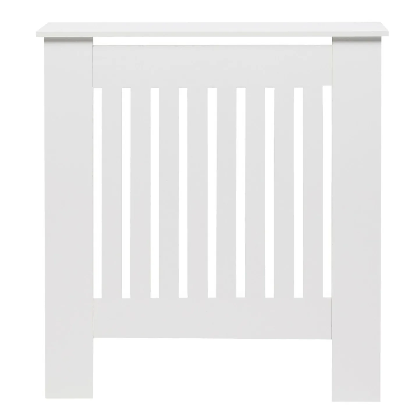 Cache radiateur blanc - étagère murale pour radiateur*IDMarket New