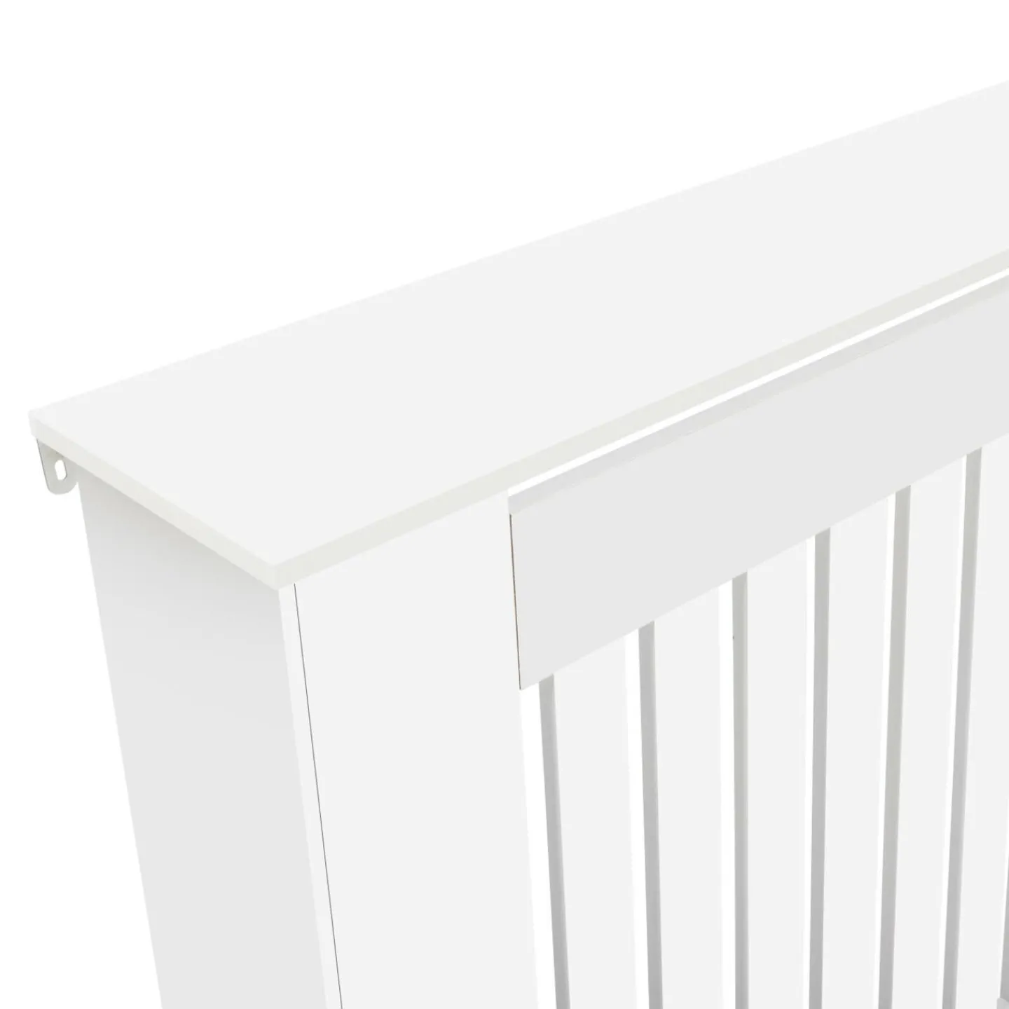 Cache radiateur blanc - étagère murale pour radiateur*IDMarket New
