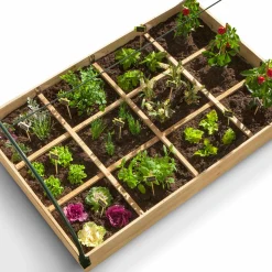 Carré potager avec serre*IDMarket Best