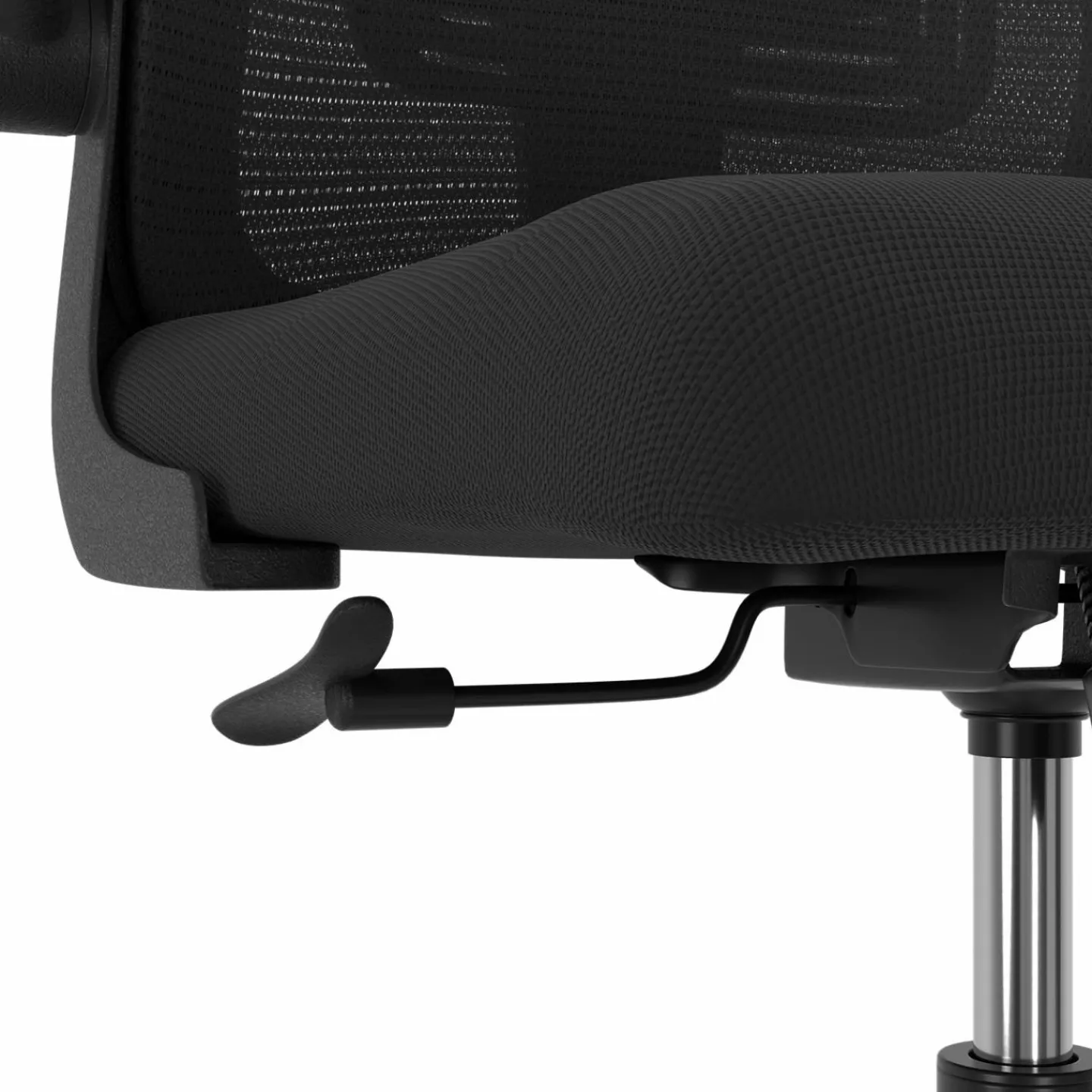 Chaise de bureau ergonomique noire avec roulettes*IDMarket Hot