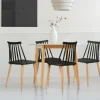 Chaises à barreaux noires style scandinave*IDMarket Clearance