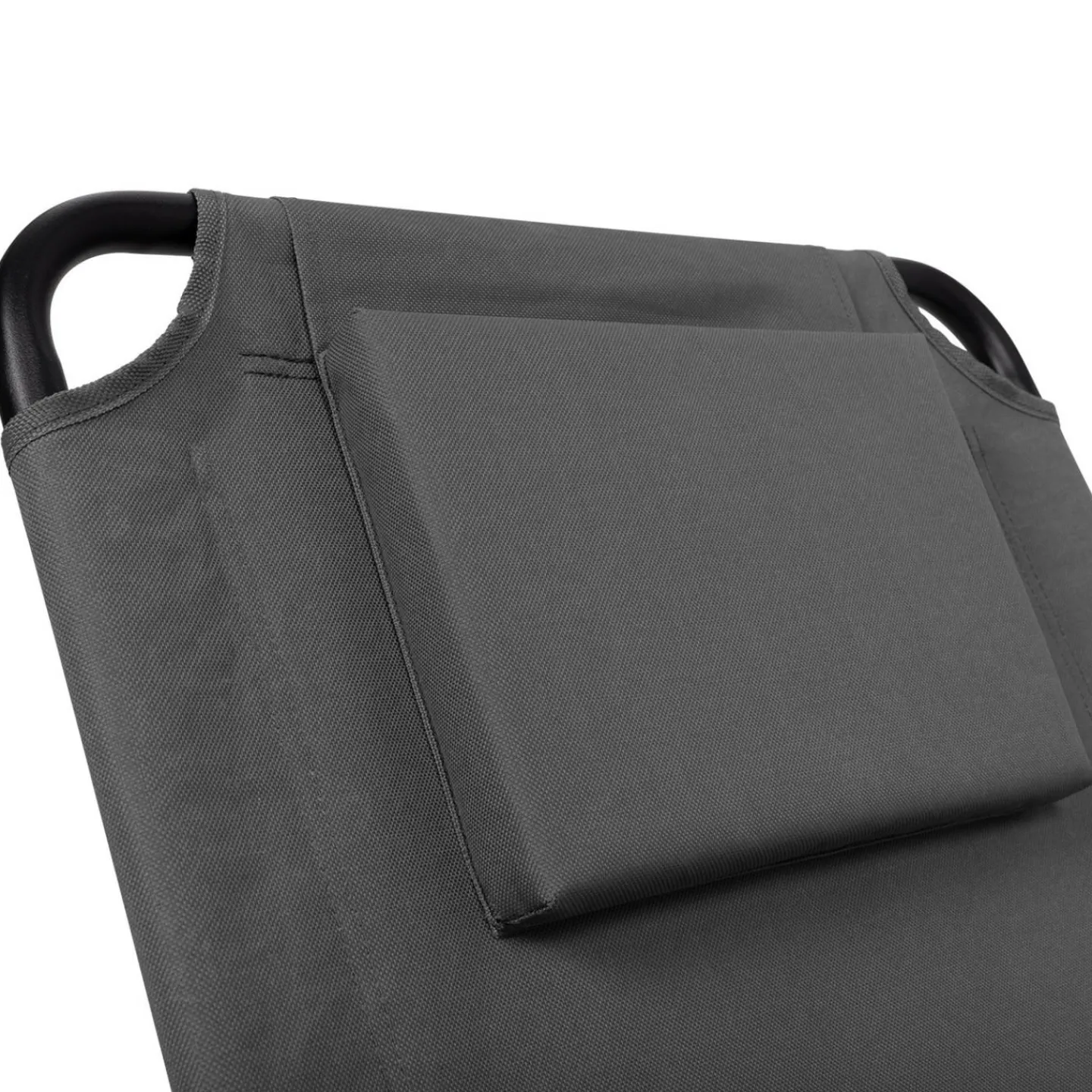 Chaises de plage pliantes gris anthracite avec dossier inclinable*IDMarket Discount