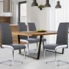 Chaises grises et blanches design pour salle à manger*IDMarket Discount