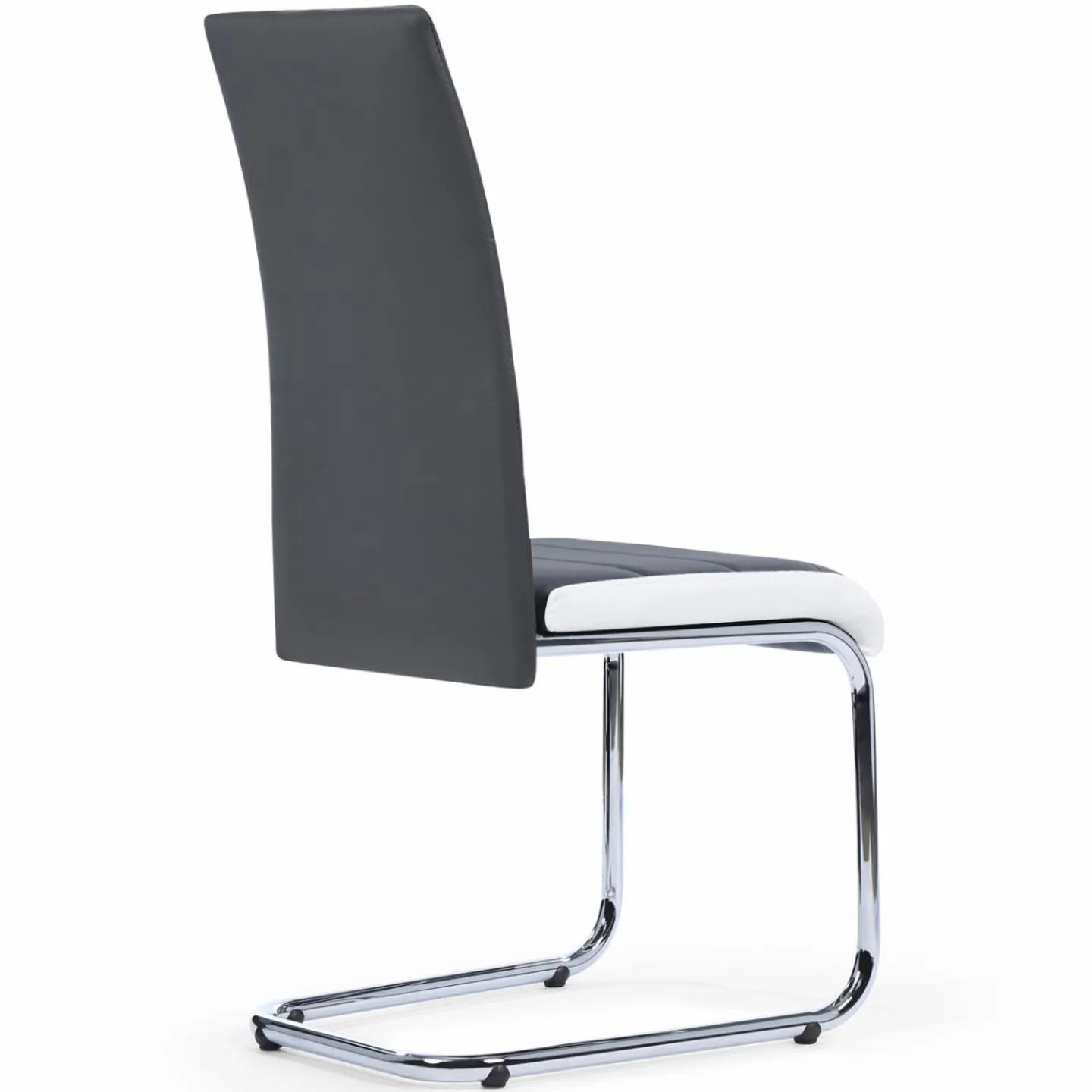 Chaises grises et blanches design pour salle à manger*IDMarket Discount