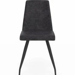 Chaises grises liseré marron pieds araignée pour salle à manger*IDMarket Clearance