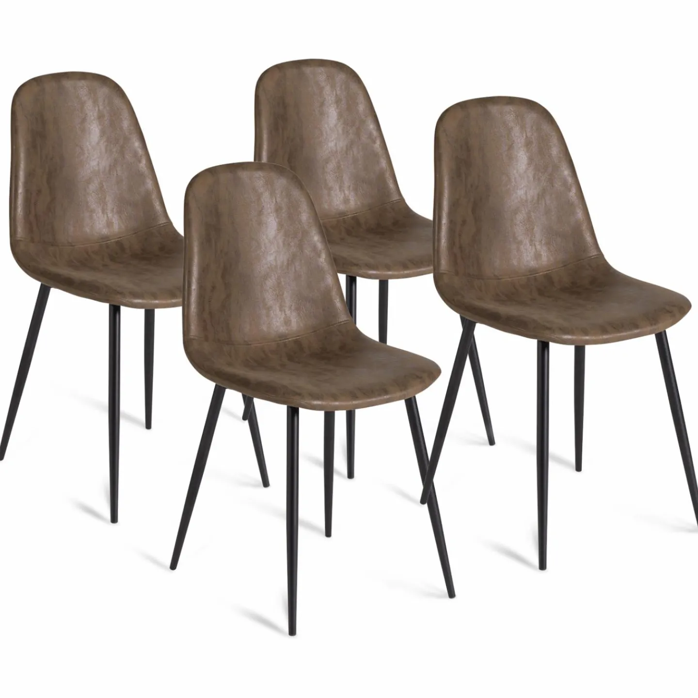 Chaises marron vintage*IDMarket Hot