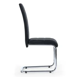 Chaises noires design pour salle à manger MIA*IDMarket Online