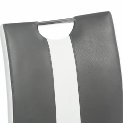 Chaises pieds métal chromé blanches et grises*IDMarket Sale