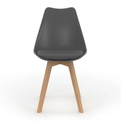 Chaises scandinaves 4 couleurs : gris foncé, gris clair, noir et blanc*IDMarket Online