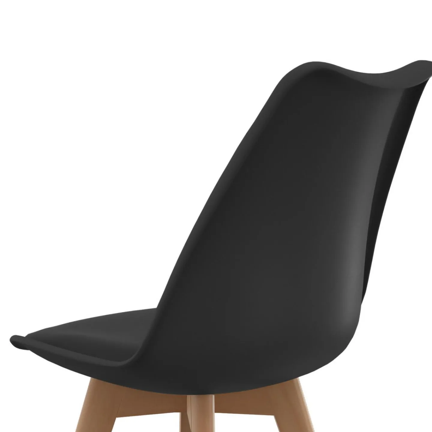 Chaises scandinaves 4 couleurs : gris foncé, gris clair, noir et blanc*IDMarket Online