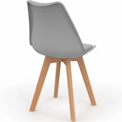Chaises scandinaves 4 couleurs : pastel rose, blanc, gris clair et bleu*IDMarket Best