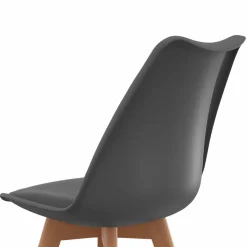 Chaises scandinaves 4 couleurs : gris foncé, gris clair, blanc et bleu*IDMarket Online