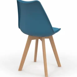 Chaises scandinaves bleu canard*IDMarket Clearance