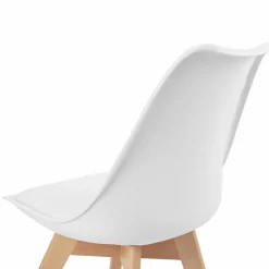 Chaises scandinaves mix color blanc, gris clair et patchworks*IDMarket Sale
