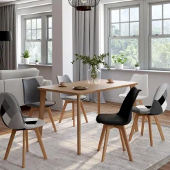 Chaises scandinaves mix color : gris, blanc, noir et patchworks*IDMarket Hot
