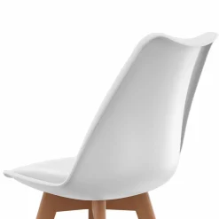 Chaises scandinaves mix color grises, blanches et jaunes*IDMarket Best