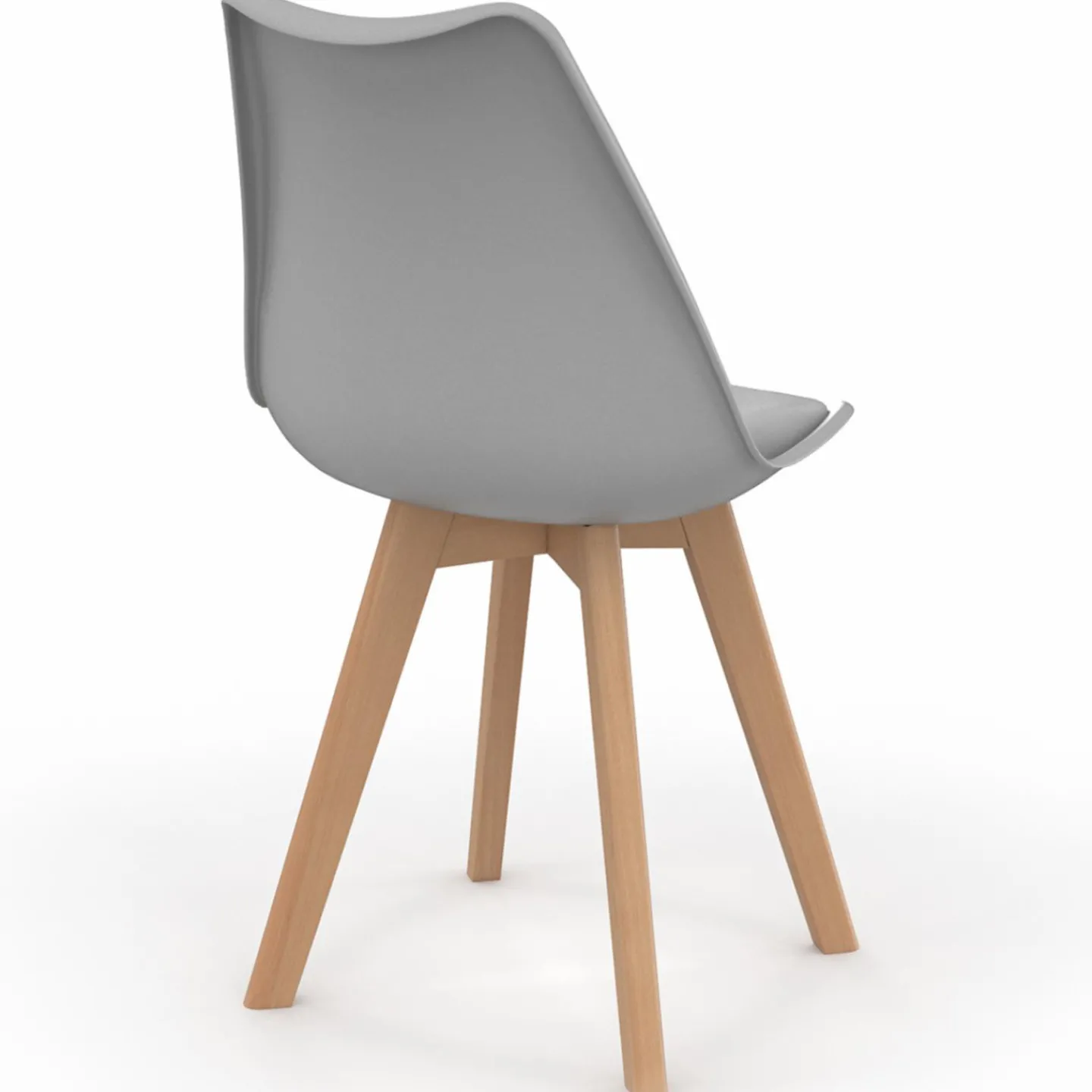 Chaises scandinaves patchworks noirs, gris et blancs*IDMarket New