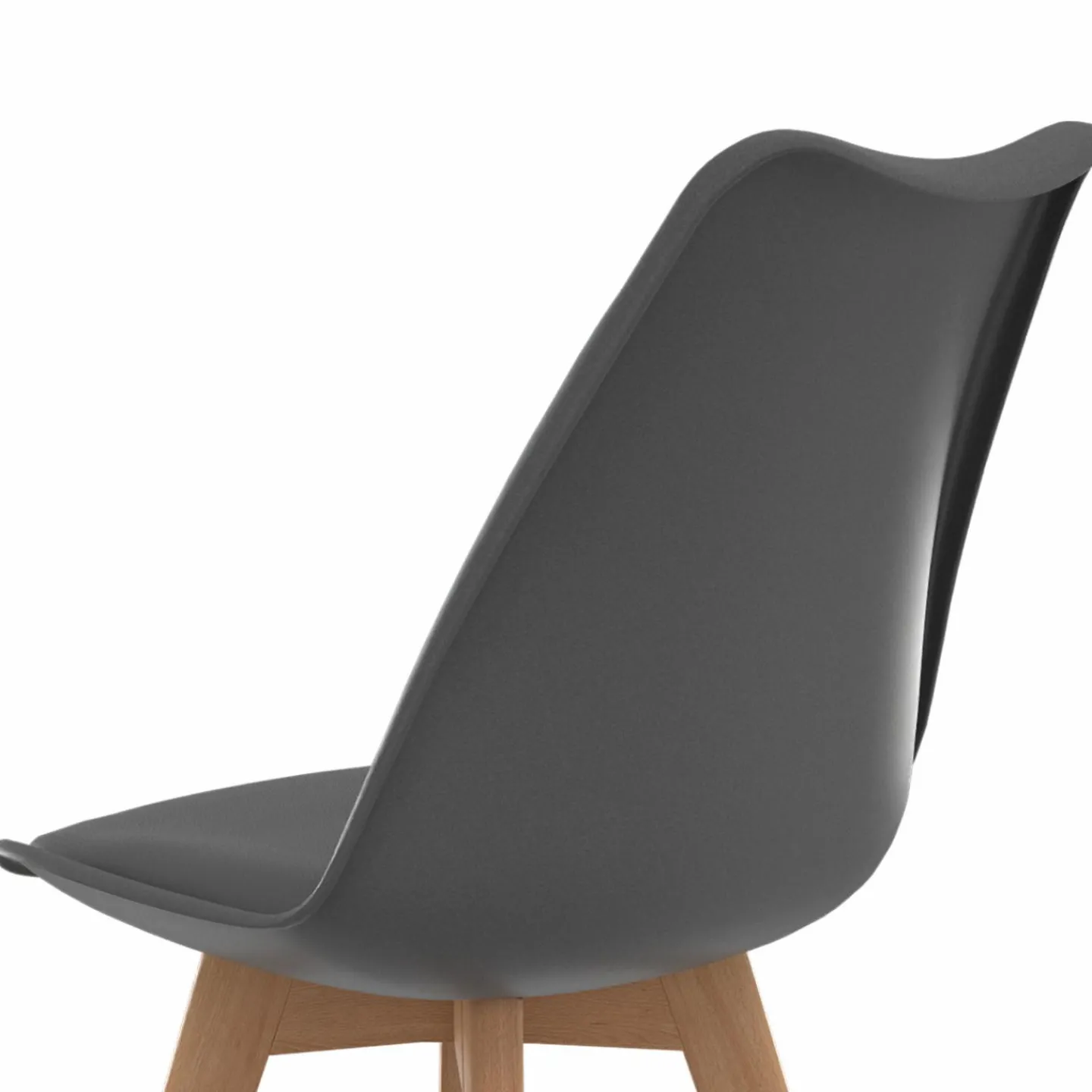 Chaises scandinaves patchworks noirs, gris et blancs*IDMarket New