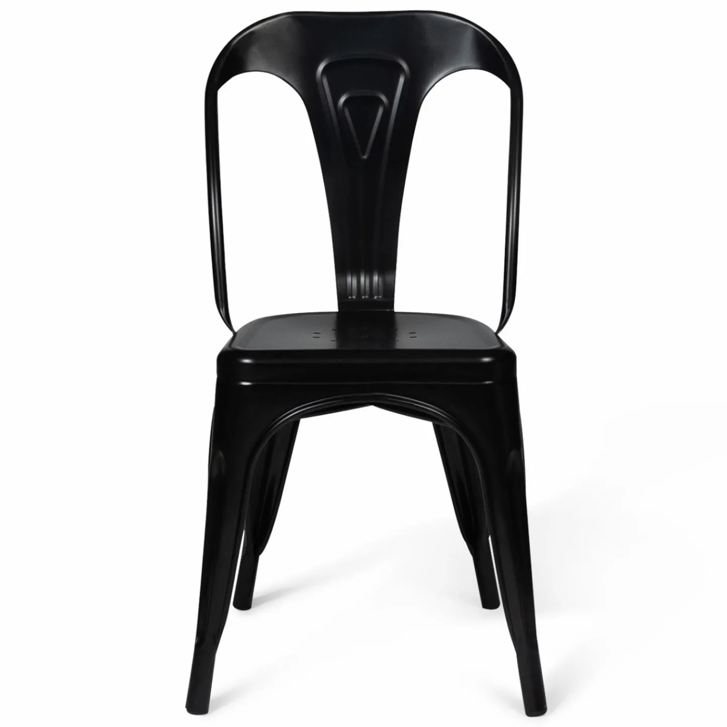 Chaises style industriel noir mat*IDMarket Hot