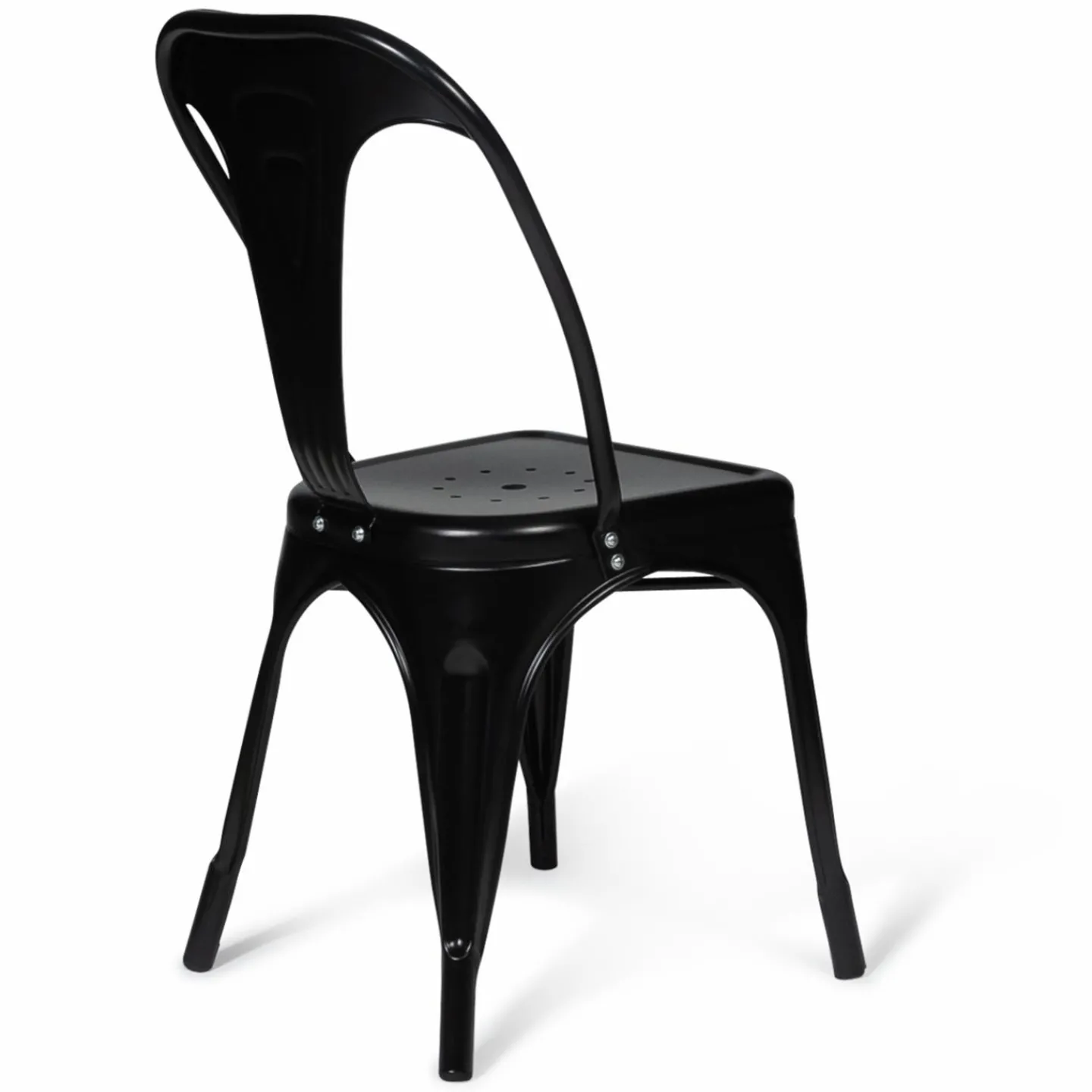 Chaises style industriel noir mat*IDMarket Hot