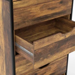 Chiffonnier design industriel 5 tiroirs*IDMarket Best