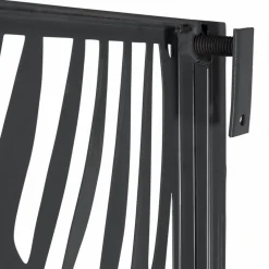 Claustra extérieur métal gris motif palmier*IDMarket Sale