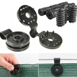 Clips et attaches brise vue x20 pcs*IDMarket Online